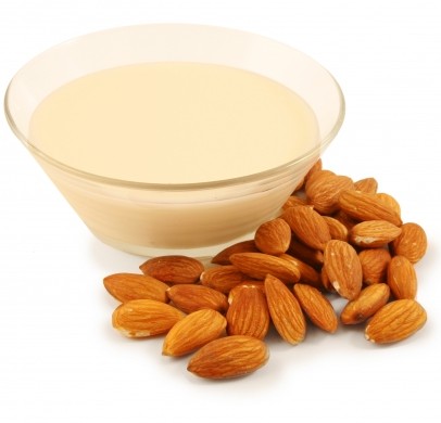 almond and milk
